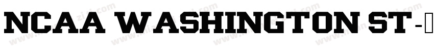 NCAA Washington St字体转换